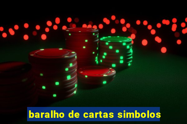 baralho de cartas simbolos